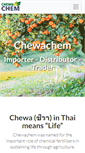 Mobile Screenshot of chewachem.com
